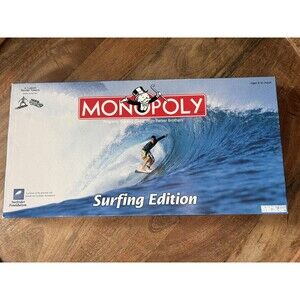 USAopoly Monopoly Surfing Luxury Edition Board Game 2-6 Players Ages 8+ Family